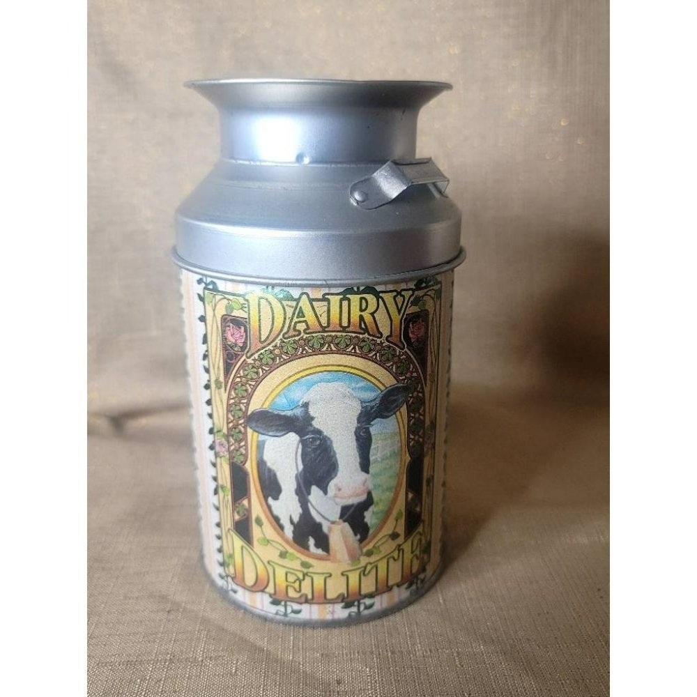 Vintage Dairy Delite Tin Mik Cannister